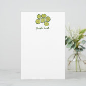 Pickle Chips Green Dill Sweet Pickles Personeelsfo Briefpapier (Staand voorkant)