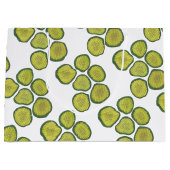 Pickle Chips Green Kosher Dill Pickle Chip Foodie Large Cadeautasje (Voorkant)