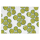 Pickle Chips Green Kosher Dill Pickle Chip Foodie Large Cadeautasje (Achterkant)