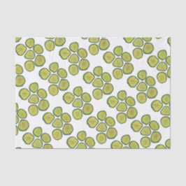 Pickle Chips Green Kosher Dill Pickle Chip Pattern Tissuepapier