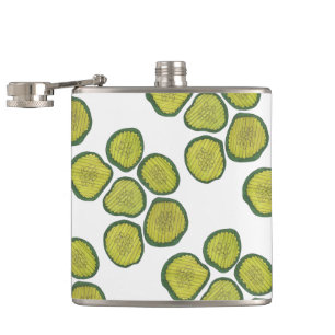 Pickle Chips Sweet Pickles Food Green Dill Gift Heupfles