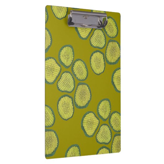 Pickle Chips Sweet Pickles Food Kosher Dill Design Klembord (Rechts)