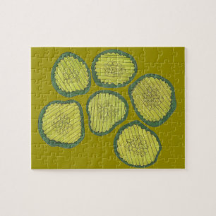 Pickle Chips Sweet Pickles Food Kosher Dill Design Legpuzzel