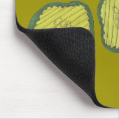 Pickle Chips Sweet Pickles Food Kosher Dill Design Muismat (Hoek)