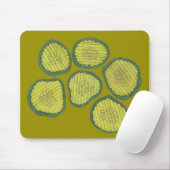 Pickle Chips Sweet Pickles Food Kosher Dill Design Muismat (Met muis)