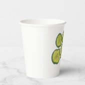 Pickle Chips Sweet Pickles Food Kosher Dill Print Papieren Bekers (Rechts)