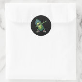 Pickle Cucumber Funny National Pickle Day Dabbing Ronde Sticker (Tas)