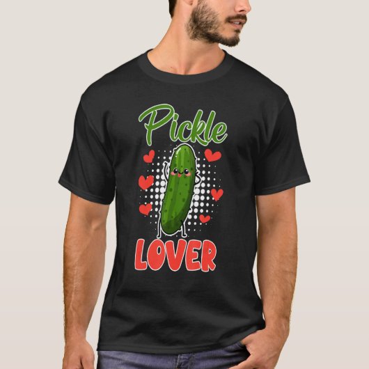 Pickle Cucumber Pickle Dill T-shirt (Voorkant)