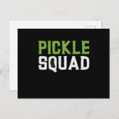 Pickle Cucumber Vegan Squad Green Grocer World Briefkaart (Voorkant / Achterkant)