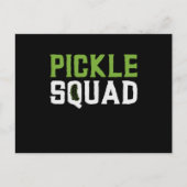 Pickle Cucumber Vegan Squad Green Grocer World Briefkaart (Voorkant)