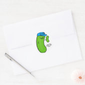 Pickle Delivery - ik heb je augurk hier! Ronde Sticker (Envelop)
