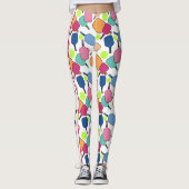 Pickle deze kleurrijke pickleball Leggings (Voorkant)