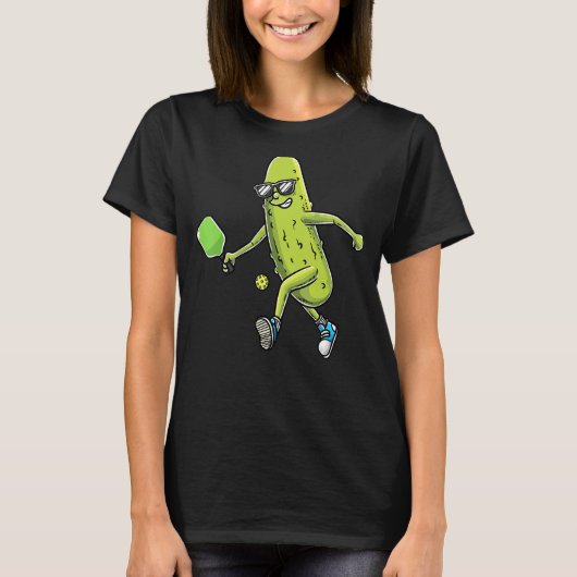 Pickle Dill Pickleball Player T-shirt (Voorkant)