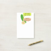 Pickle en Humor van uien Post-it® Notes (Op bureau)