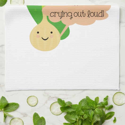 Pickle en Humor van uien Theedoek (Gevouwen)