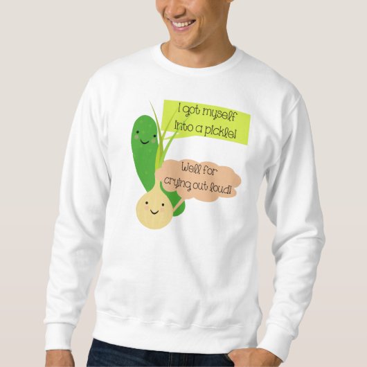 Pickle en Humor van uien Trui (Voorkant)