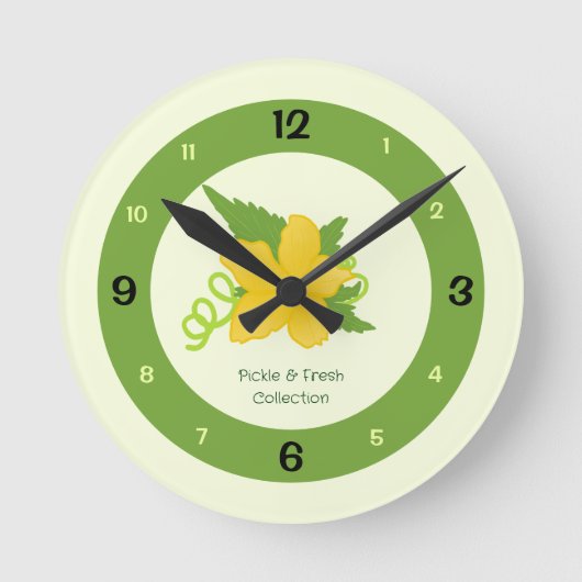 Pickle & Fresh Collectie Ronde Klok (Voorkant)