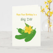 Pickle & Fresh Collection Birthday Kaart (Gele Bloem)