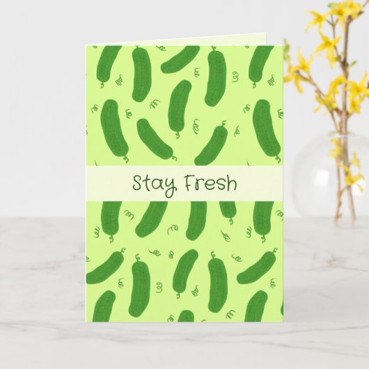 Pickle & Fresh Collection Birthday Kaart (Gele Bloem)