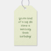 Pickle & Fresh Collection Cadeaulabel (Achterkant)