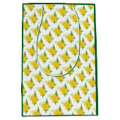 Pickle & Fresh Collection gebloemd bloempatroon Medium Cadeauzakje (Voorkant)