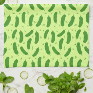 Pickle & Fresh Collection gedessineerd Theedoek