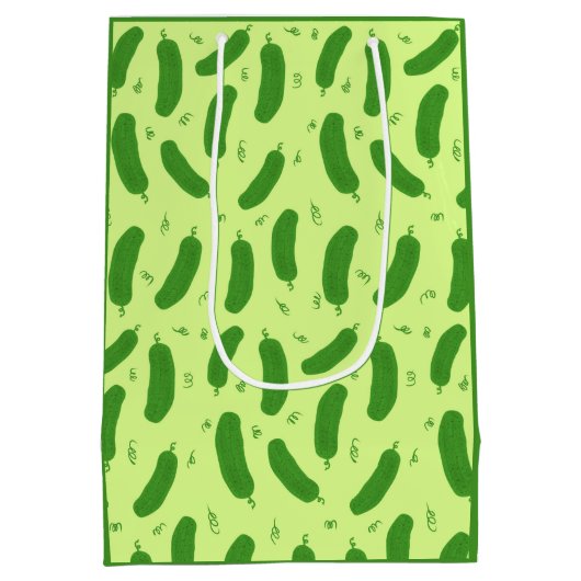 Pickle & Fresh Collection patterned Medium Cadeauzakje (Achterkant)