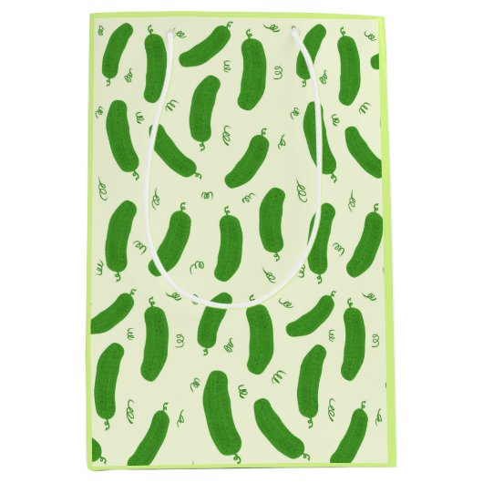 Pickle & Fresh Collection patterned Medium Cadeauzakje (Voorkant)