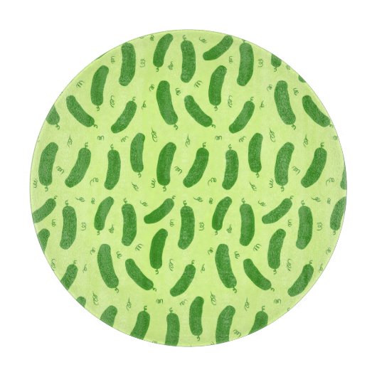 Pickle & Fresh Collection patterned Snijplank (Voorkant)