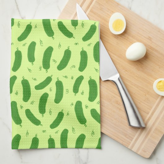 Pickle & Fresh Collection patterned Theedoek (Quarter Fold)