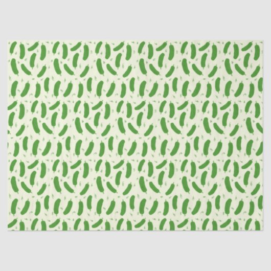 Pickle & Fresh Collection patterned Tissuepapier (Voorkant)