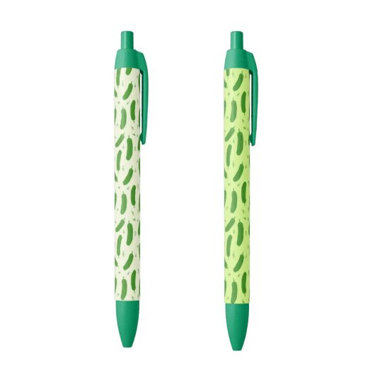 Pickle & Fresh Collection patterned Zwarte Inkt Pen