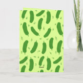 Pickle & Fresh Collection Verjaardag Kaart (Achterkant)