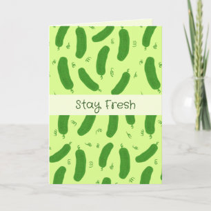 Pickle & Fresh Collection Verjaardag Kaart