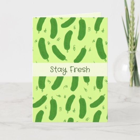 Pickle & Fresh Collection Verjaardag Kaart (Voorkant)