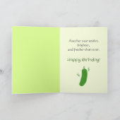Pickle & Fresh Collection Verjaardag Kaart (Binnen)