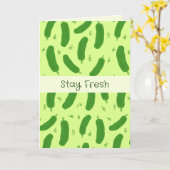 Pickle & Fresh Collection Verjaardag Kaart (Gele Bloem)