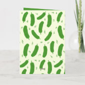Pickle & Fresh Collection Verjaardagskaart Kaart (Achterkant)