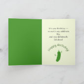 Pickle & Fresh Collection Verjaardagskaart Kaart (Binnen)
