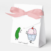 Pickle houdt van Ice Cream Baby shower Favor Box Bedankdoosjes (Voorkant Zijde)