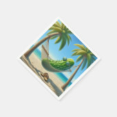 Pickle in een tropische hangmat servet (Hoek)