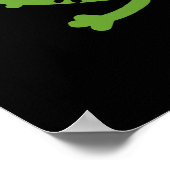 Pickle-ish Ticklish Funny Pickle Puns Dark BG Poster (Hoek)