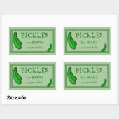 Pickle Jar Labels aan te passen (Vel)