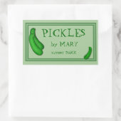 Pickle Jar Labels aan te passen (Tas)