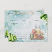 Pickle Jar Recept Kaart (Voorkant / Achterkant)