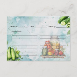 Pickle Jar Recept Kaart