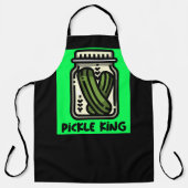 PICKLE KING PAPA MANNEN GRAPPIGE KEUKEN SCHORTEN (Voorkant)
