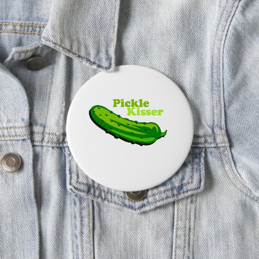Pickle kisser ronde button 4,0 cm (In situ)
