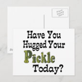 Pickle Knuffelaar Briefkaart (Voorkant / Achterkant)