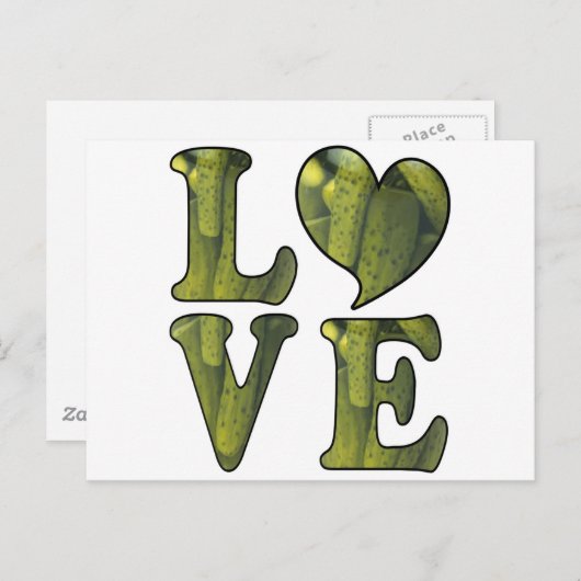 Pickle LOVE Briefkaart (Voorkant / Achterkant)